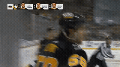 Hockey Game Jason Zucker Vs Evgeni Malkin GIF