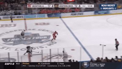 Hockey Game On ESPN 2 GIF