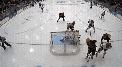 Hockey Game On ESPN Ice GIF