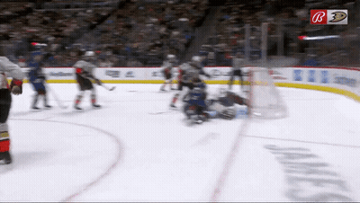 Hockey Game On Ice With R And J At Stadium GIF