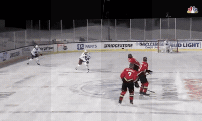 Hockey Game On Rink GIF