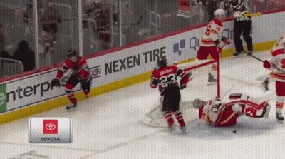 Hockey Game On Toyota Sponsored Rink GIF