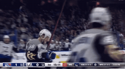 Hockey Game Score 1-0 GIF
