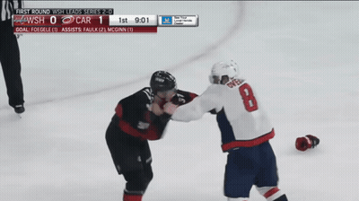 Hockey Game Score 1-9 GIF