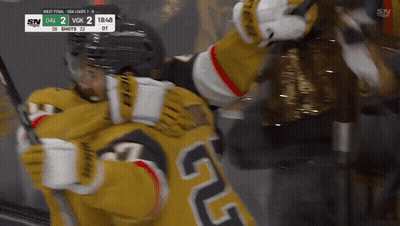 Hockey Game Score 2-1 GIF