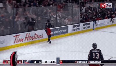 Hockey Game Senators Vs Blue Jackets GIF
