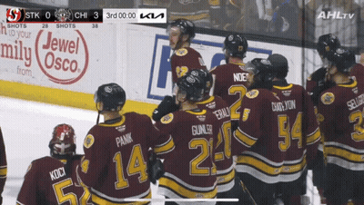 Hockey Game Tied 3-3 GIF