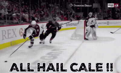 Hockey Game with All Hail Cale