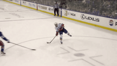 Hockey Game With Lexus Ad Background GIF