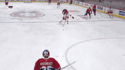 Hockey Game With Montembeauly GIF