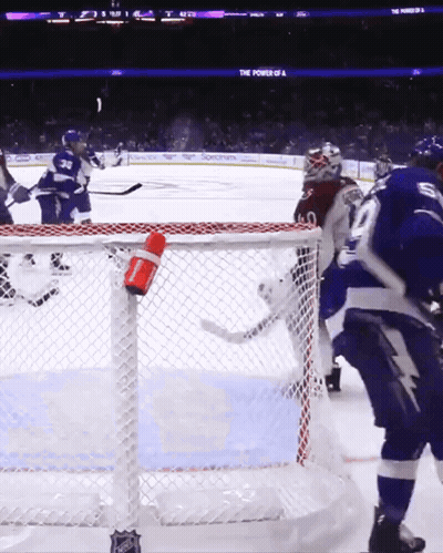 Hockey Game With Power Display GIF