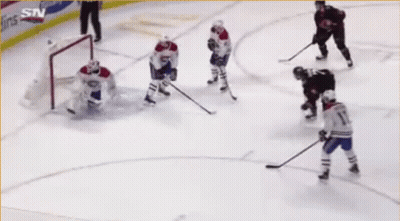 Hockey Game With SN Letters GIF