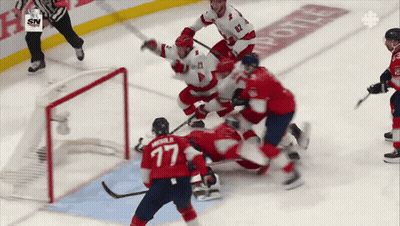 Hockey Game With SN Logo GIF