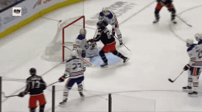 Hockey Game With SN Logo GIF
