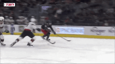 Hockey Game With TSN Logo GIF
