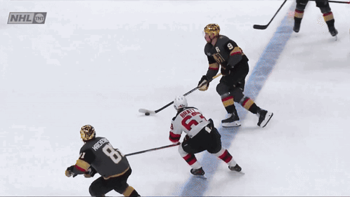 Hockey Goalie Before MGM Rewards Banner GIF