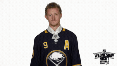 Hockey Goalie Wearing Number 22 GIF