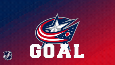Hockey Logo With White Goal Letters GIF
