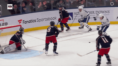 Hockey Player 55 Being Chased GIF