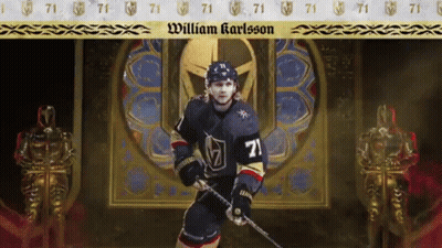Hockey Player 71 At Stained Glass Window GIF