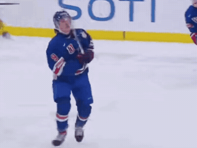 Hockey Player 71 In Snow GIF
