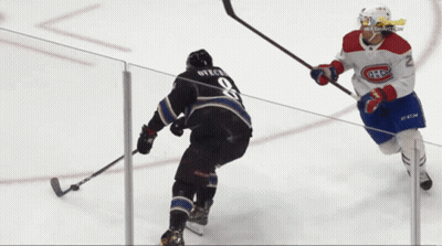 Hockey Player #9 Chased GIF
