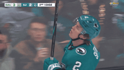 Hockey Player Celebrating Goal GIF