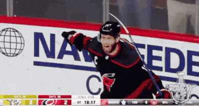 Hockey Player Celebrating Goal Na Fede GIF
