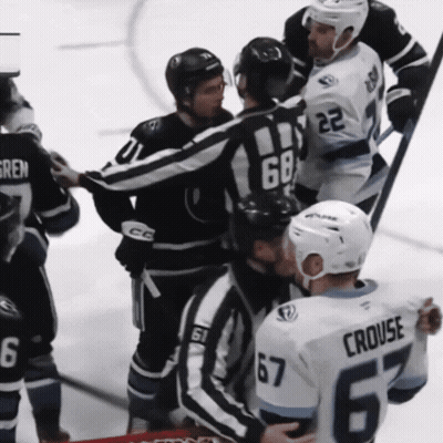 Hockey Player Celebrating Goal GIF