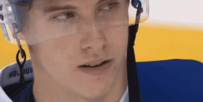 Hockey Player Close Up GIF