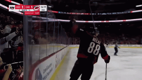 Hockey Player Drinking From Gatorade Bottle GIF