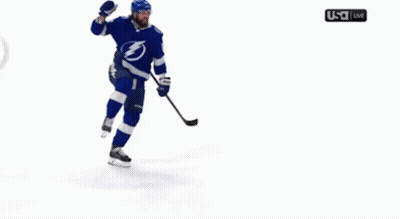 Hockey Player Hedman On Back GIF