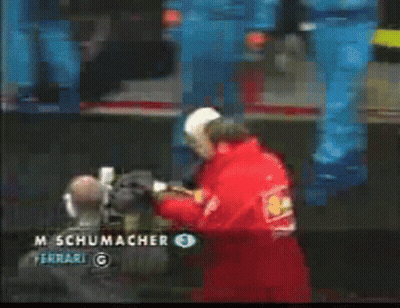 Hockey Player Holding CCM Stick In Front Of Crowd GIF