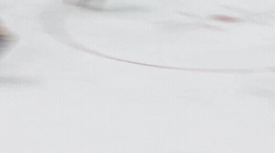 Hockey Player Holding Stick In Air GIF