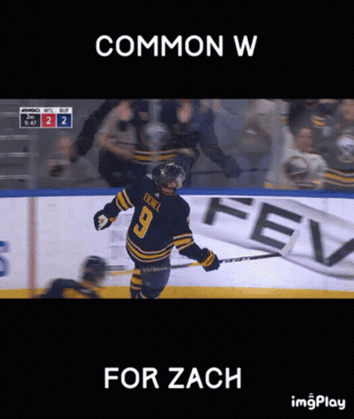 Hockey Player In Black Jersey Number 9 GIF