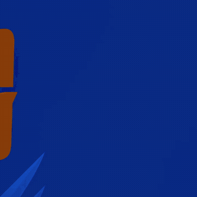 Hockey Player In Blue Jersey Goal GIF