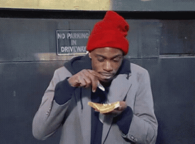 Hockey Player In Blue Jersey Says Fuck This Fish In Particular GIF