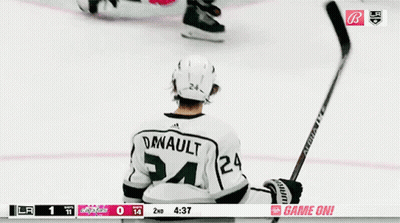 Hockey Player In Danault Jersey GIF