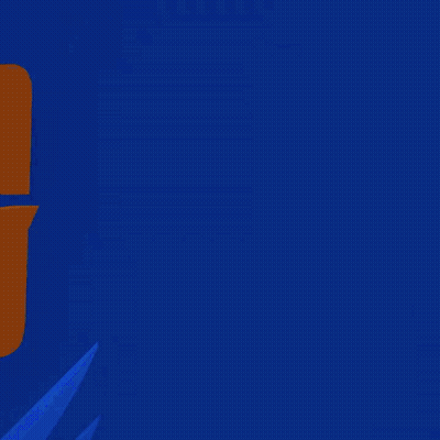 Hockey Player In Helmet Standing By Goal Sign GIF