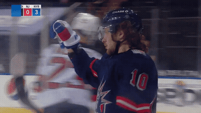 Hockey Player In Jersey Number 10 GIF