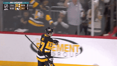 Hockey Player In Jersey Number 12 GIF