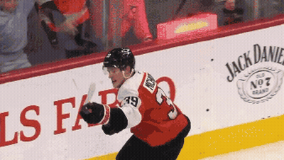 Hockey Player in Jersey Number 19