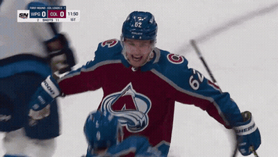 Hockey Player In Jersey Number 26 GIF