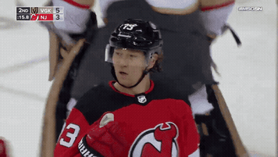 Hockey Player In Jersey Number 3 GIF