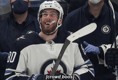 Hockey Player In Jersey Number 30 GIF