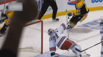Hockey Player In Jersey Number 31 GIF