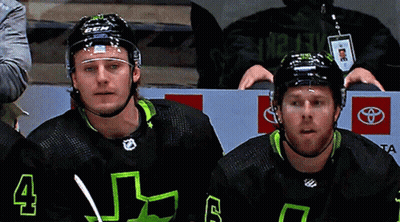 Hockey Player In Jersey Number 4 GIF