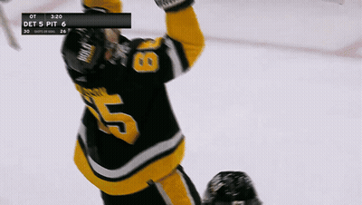 Hockey Player In Jersey Number 5 GIF