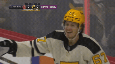 Hockey Player In Jersey Number 61 GIF