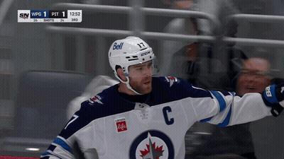 Hockey Player In Jersey Number 7 GIF